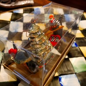 **Retired** Mackenzie Childs Gondola Ornament